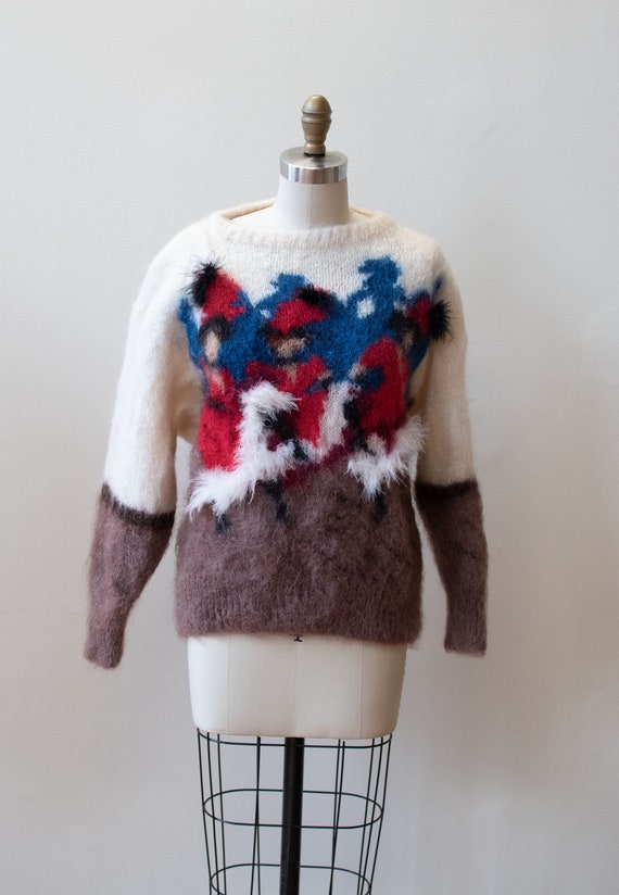 Can-can Dancers Mohair Sweater | Selina