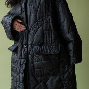 1990s Quilted Puffer Coat G Gigli image 4