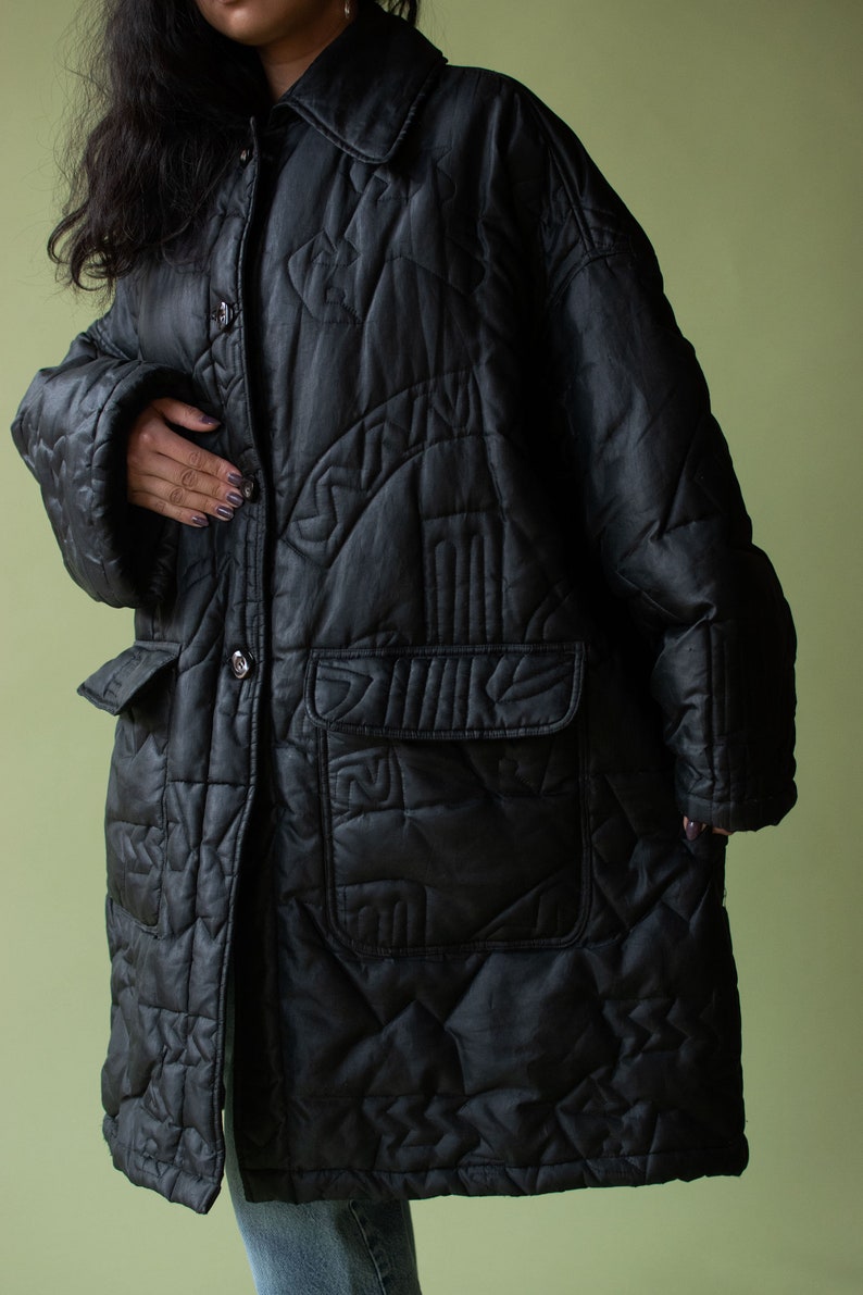 1990s Quilted Puffer Coat G Gigli image 4