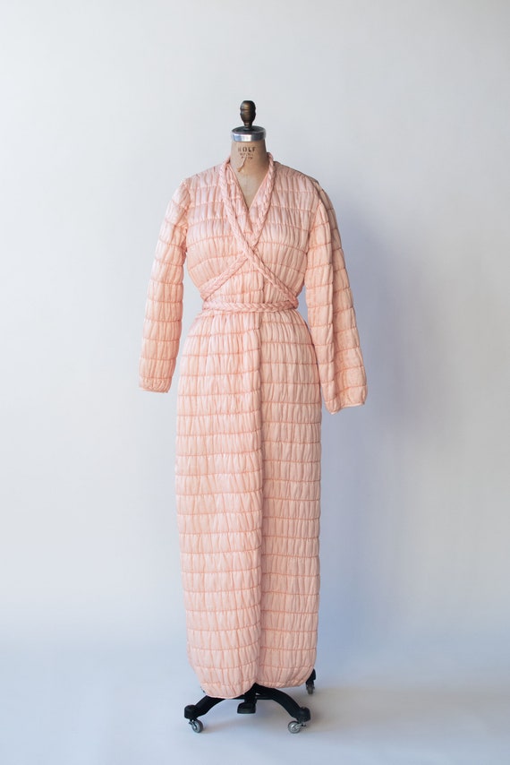 1980s Quilted Robe | Mary Mcfadden - image 7