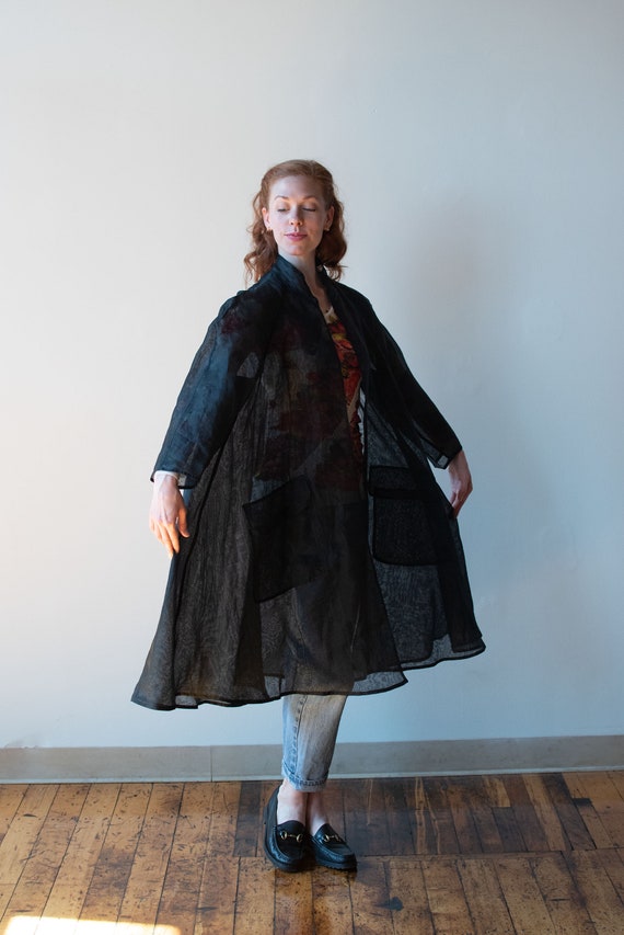 1980s Organza Coat | Victor Costa