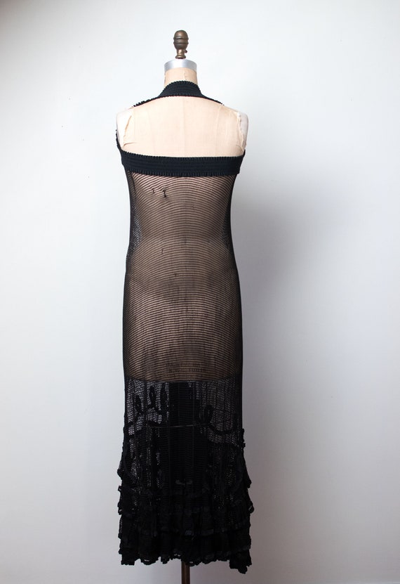 1930s Fishnet Dress - image 6