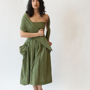 1950s Plaid Dress image 6