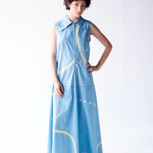 Pale Blue Sundress | Marimekko 1976