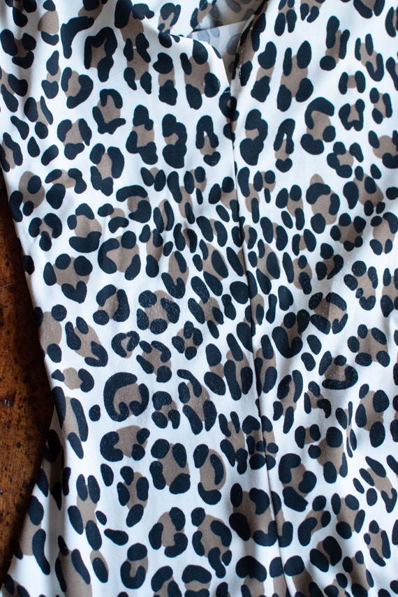 1980s Leopard Print Unitard | Norma Kamali - image 8