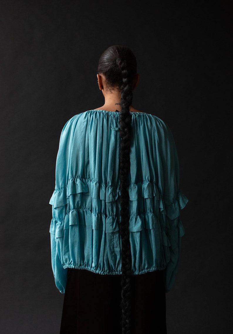 Ruffled Silk Jacket Jean Paul Gaultier image 3