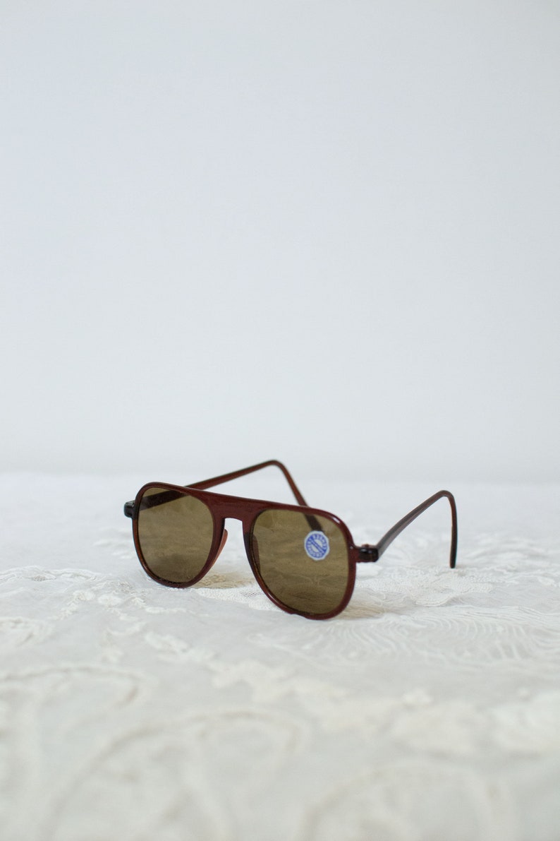 1940s Sunglasses / 40s Solarex Brown Aviator Glasses - Etsy