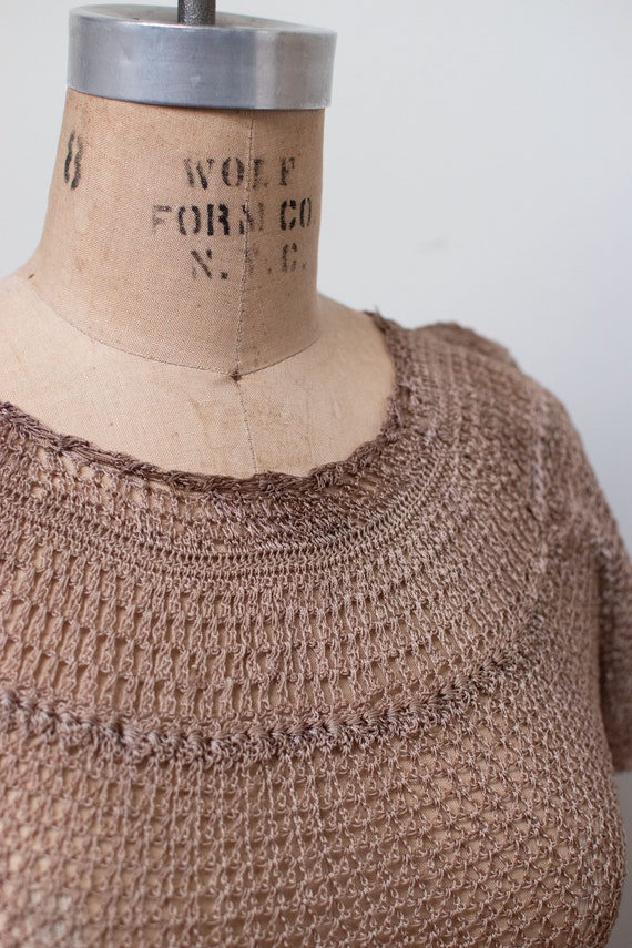 1930s Crochet Dress - image 6