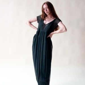 1990s Chiffon Dress | Romeo Gigli