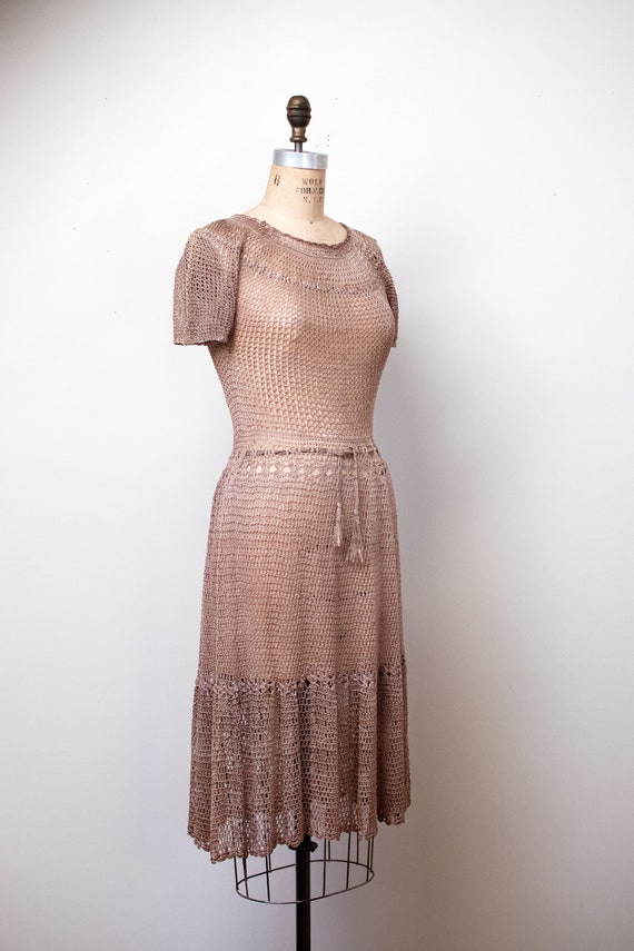 1930s Crochet Dress - image 2