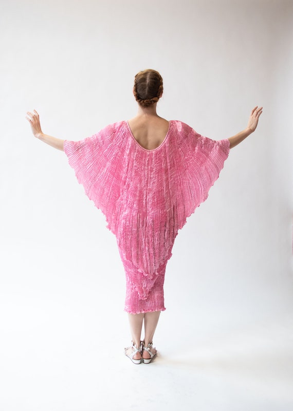 Pleated Pink Dress Set | Charles and Patricia Les… - image 2