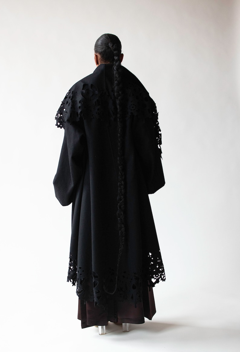 Laset Cut Coat Castelbajac image 4