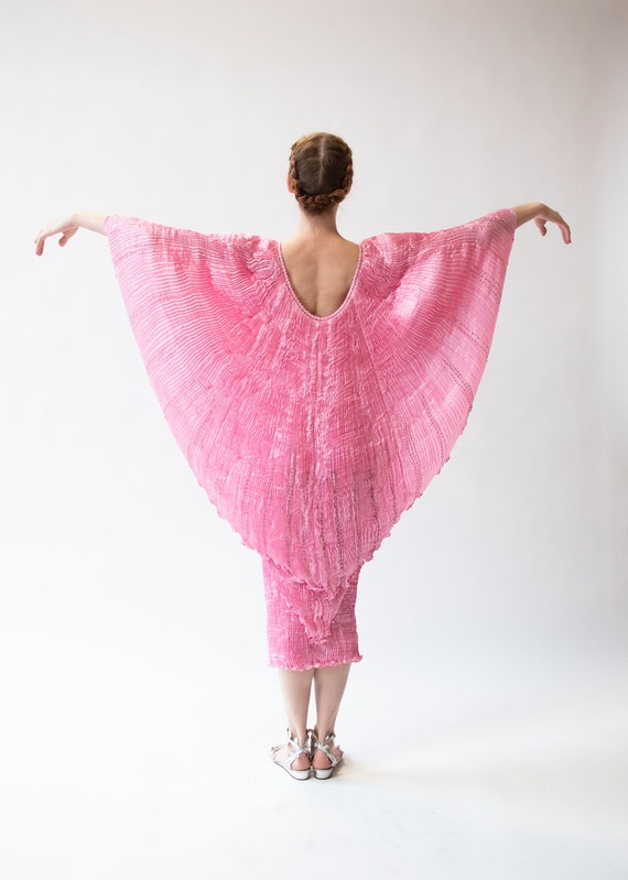 Pleated Pink Dress Set | Charles and Patricia Les… - image 3