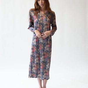 1970s Floral Silk Jersey Dress Missoni image 3