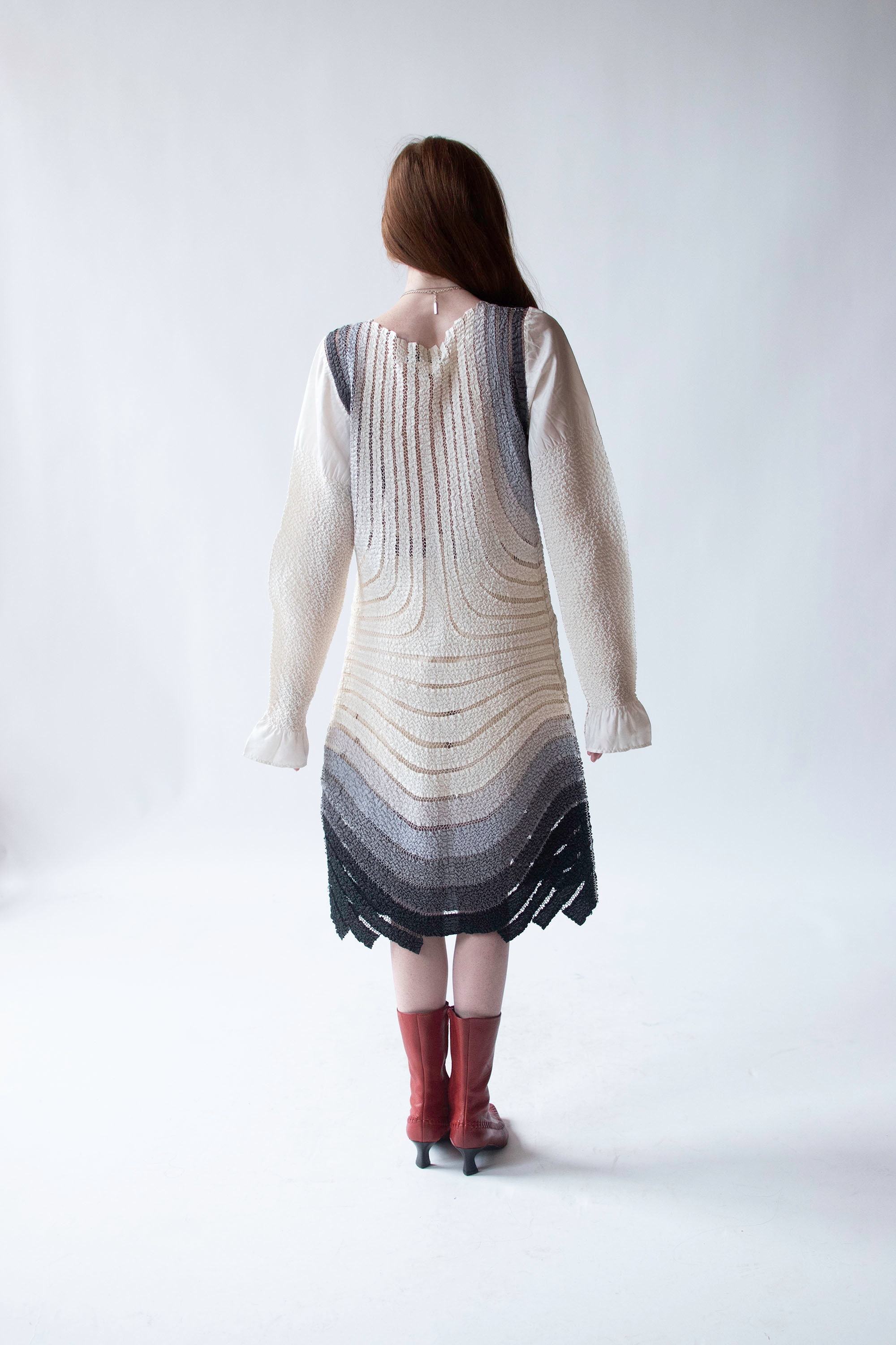 【希少】YOSHIKI HISHINUMA シワ加工デザイントップス アーカイブ Gradient Tunic | Yoshiki Hishinuma - Etsy