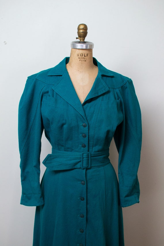 Vintage 1980s Karen Alexander Dress / 80s Equestri