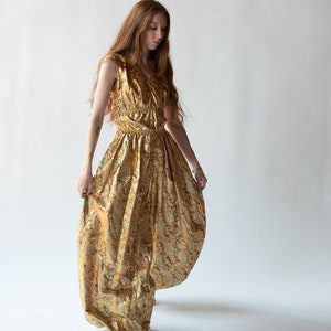 1960s Gold Lame Jumpsuit