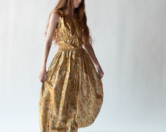 1960s Gold Lame Jumpsuit