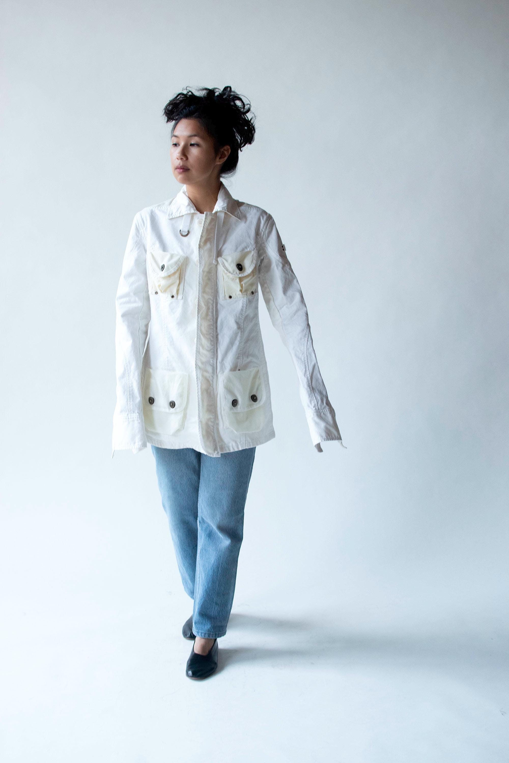 White Jacket | L.G.B Le Grande Bleu - Etsy
