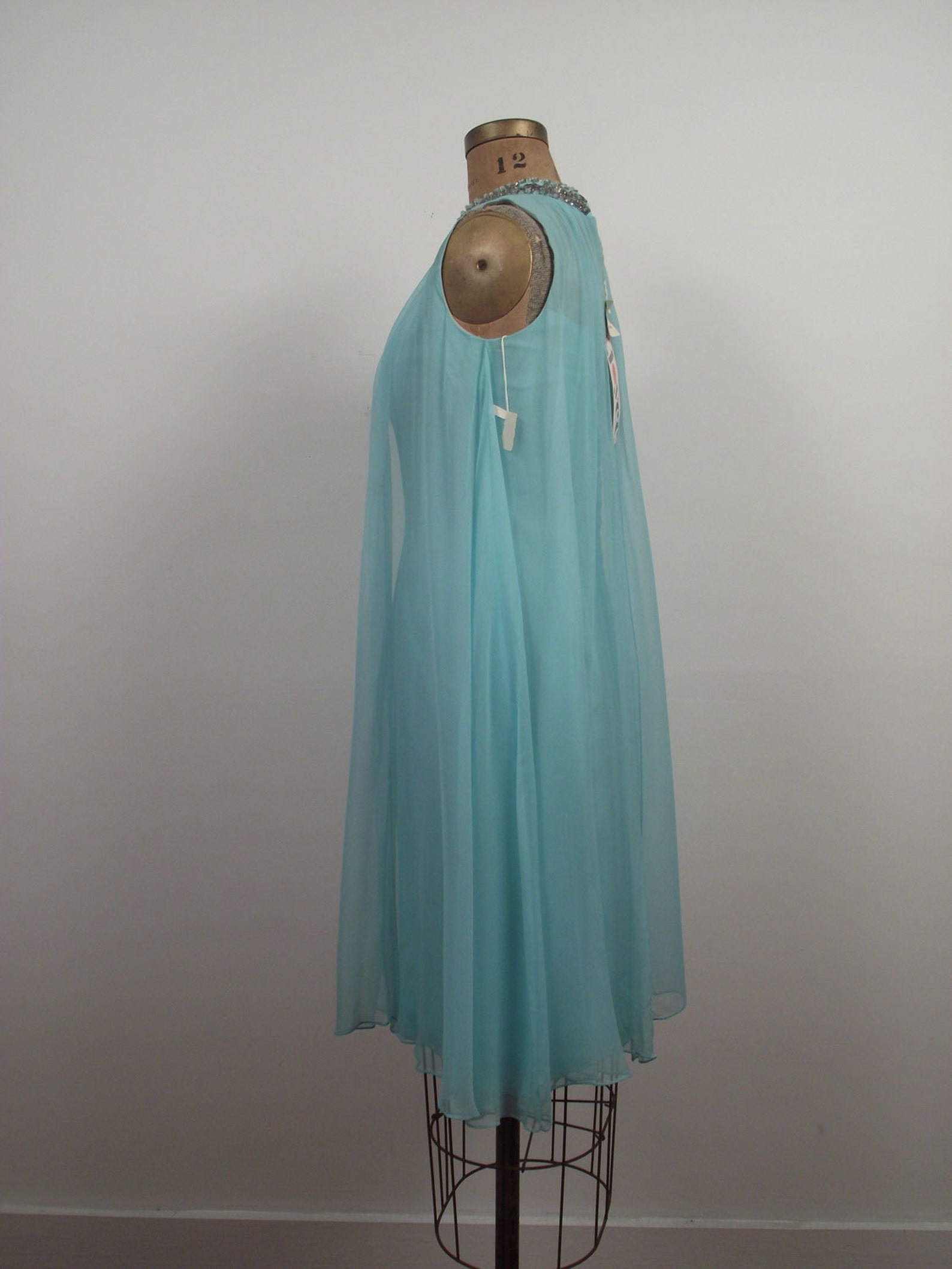 1960s Party Dress / 60s Trapeze Dress / NOS | Etsy