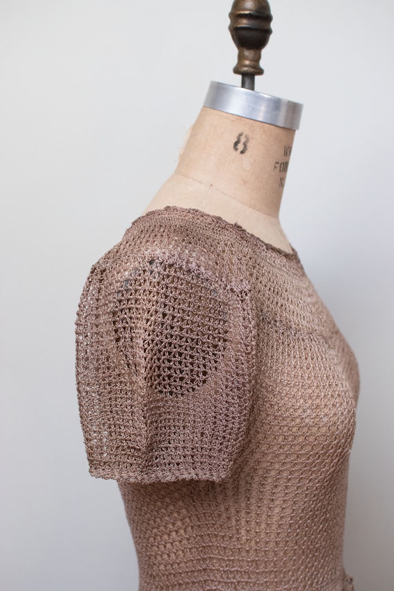 1930s Crochet Dress - image 7