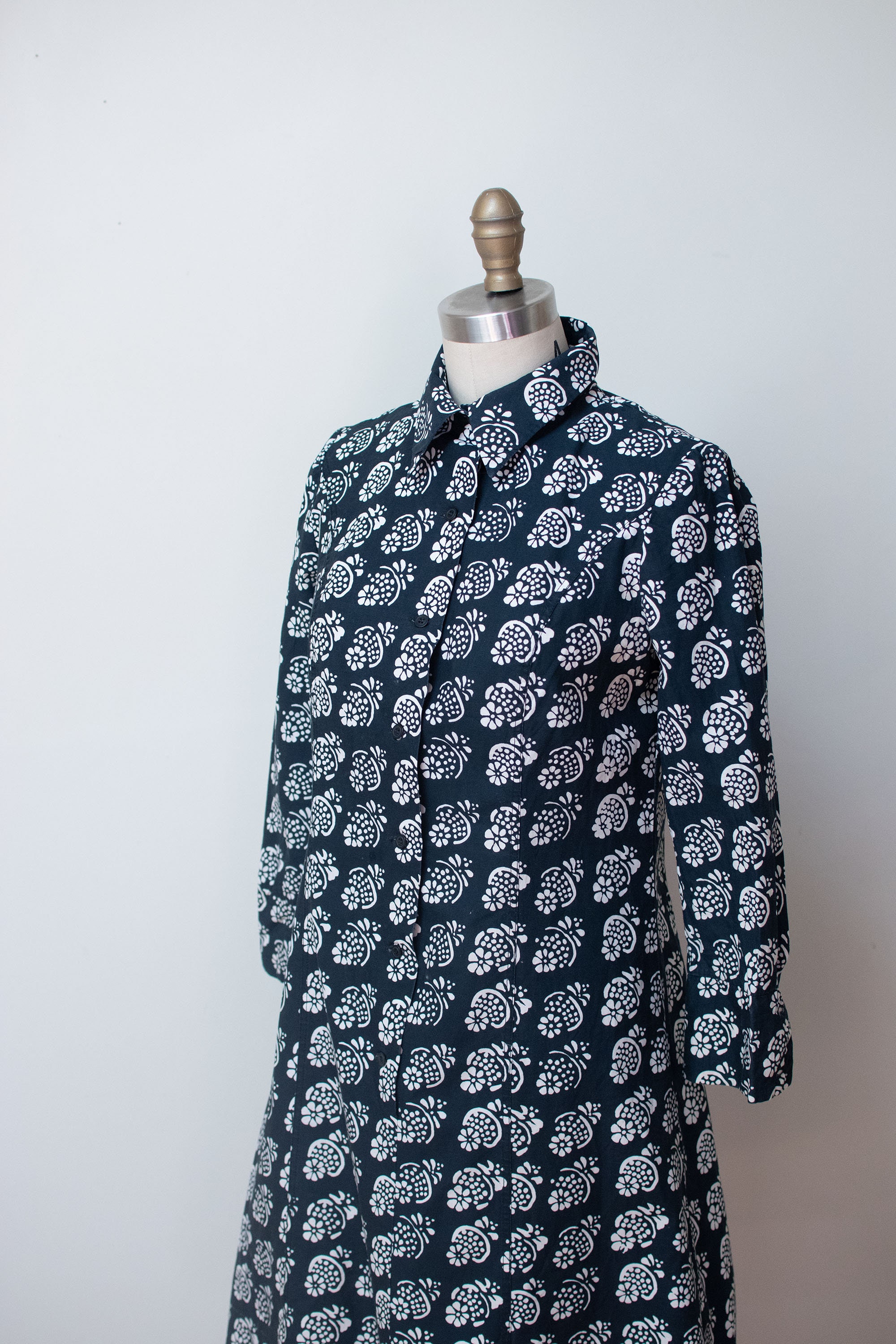 1960s Floral Print Shirt Dress Marimekko Mini Dress - Etsy UK