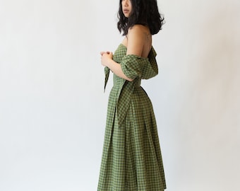 1950s Plaid Dress