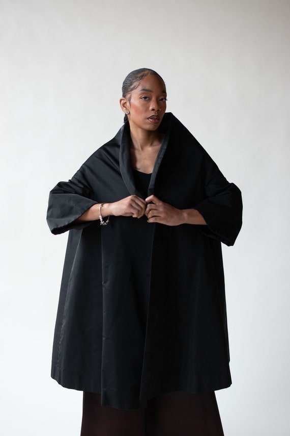 1950 Black Opera Coat | Neiman Marcus - image 3