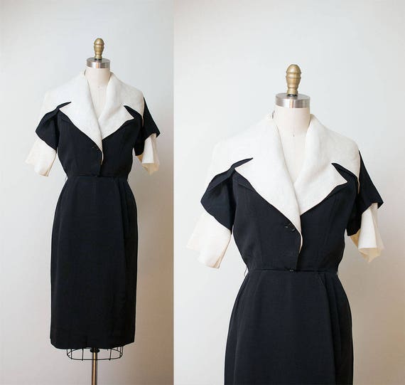 1950s Christian Dior Dress / 50s New Look Portrait