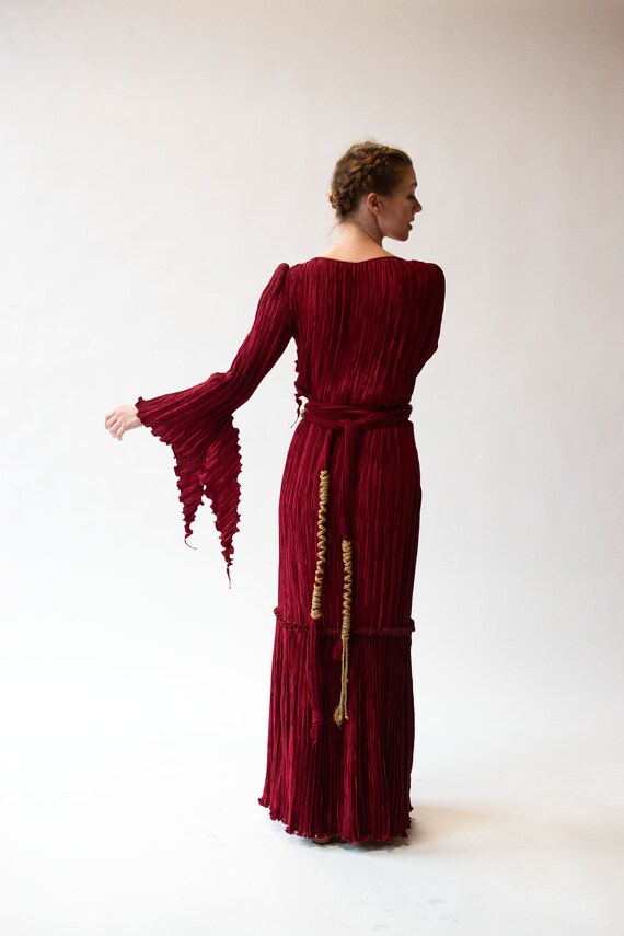 1980s Plisse Dress | Mary McFadden - image 4