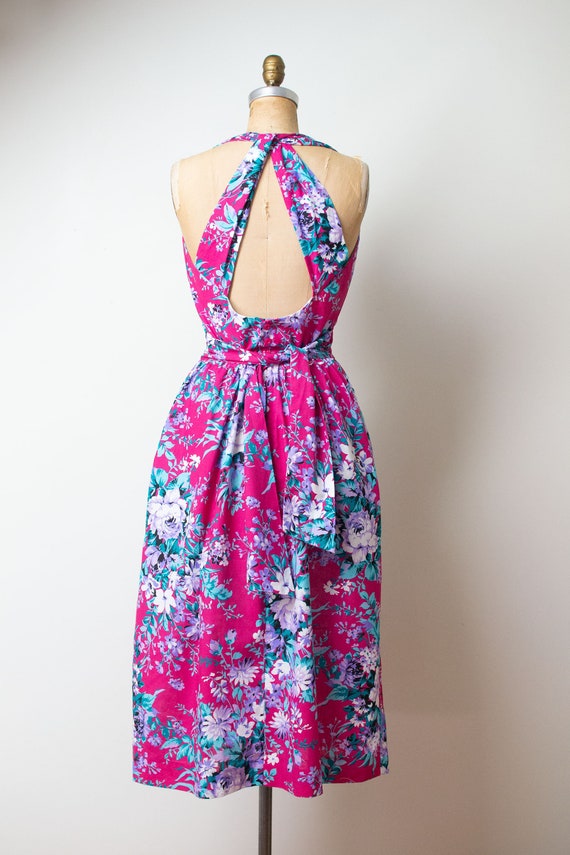 1980s Floral Print Dress | Lanz