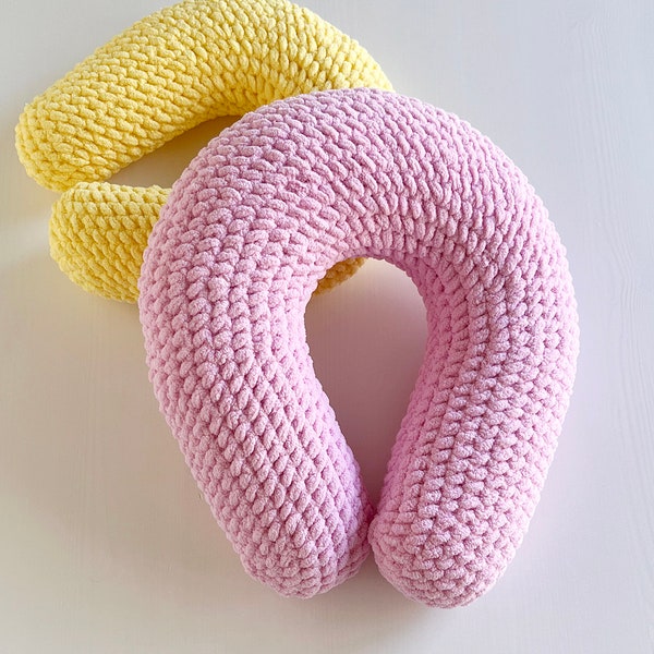 Crochet Pattern: Neck Pillow (3 sizes) - by Luluslittleshop