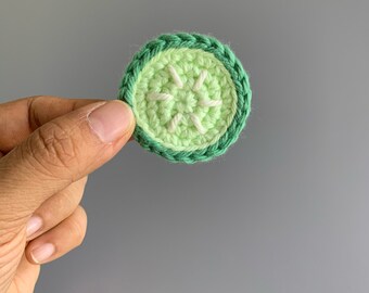 Crochet Pattern: Sliced Cucumber - by Luluslittleshop