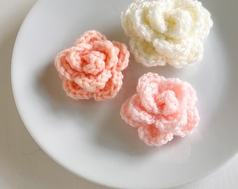 Crochet Pattern: Little Rose (no-sew) - by Luluslittleshop