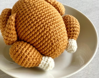 Crochet Pattern: Roasted Turkey - by Luluslittleshop