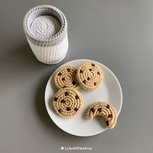 Crochet Pattern: Milk and Cookies - by Luluslittleshop