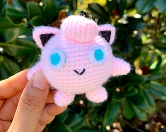 Crochet Pattern: Crocheted Little Jigglypuff - by Luluslittleshop