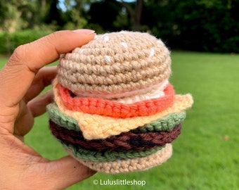 Crochet Pattern: Hamburger - by Luluslittleshop