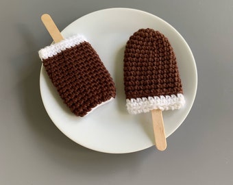 Crochet Pattern: Chocolate Dipped and Bitten Pops - by Luluslittleshop