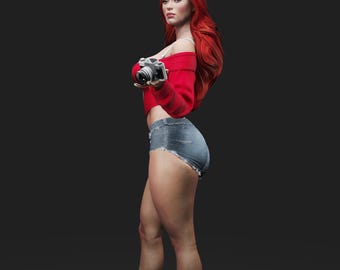 Figura de resina pintada a mano de Mary Jane – Estatua coleccionable para exhibición