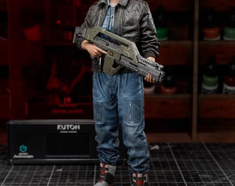 Figura de resina pintada a mano de Ellen Ripley: estatua coleccionable para exhibir