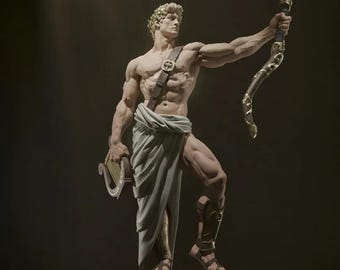 Apollo 330 mm handbemalte Kunstharzfigur - Sammlerstück Statue