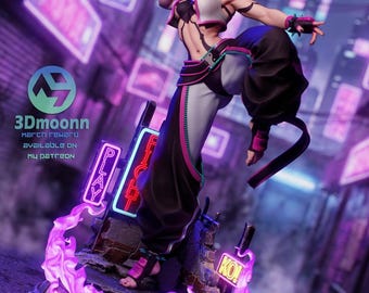 Figura de resina pintada a mano de Juri Han a escala 1:6 (310 mm) – Estatua de colección para exhibición.