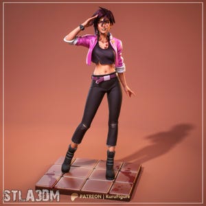 Invisigal 275mm Hand Painted Resin Figure – Collectible Display Statue