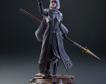 Figura de resina Isobel de 250 mm pintada a mano – Estatua coleccionable de exhibición