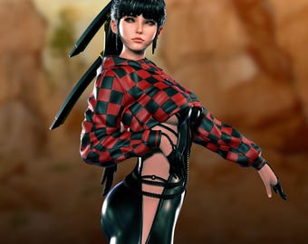 Eve Stellar Blade handbemalte Harzfigur - Sammlerstück Statue