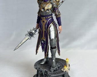 Figura de resina pintada a mano de Shadow Hearth de 217 mm: estatua coleccionable para exhibición