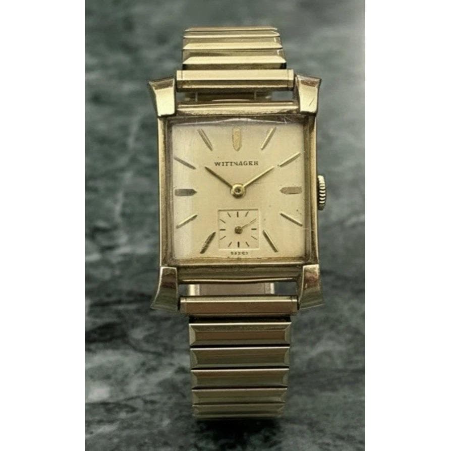 Wittnauer gold watch - Etsy 日本