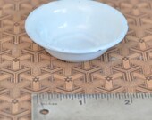 1890 1900 Europe German Vintage Bread Bowl Enamel Tin Toleware Doll 39 s House Early Kitchen Metal Accessory Furniture Rock und Graner Marklin