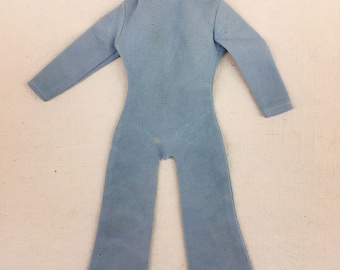 Vintage Uneeda DOLLIKIN Palitoy ACTION GIRL Doll Orig. Kleidung 60er-70er Jahre Mego Maddie Mod Türkis Blau Jumpsuit Clone Purdy Fashion Shillman